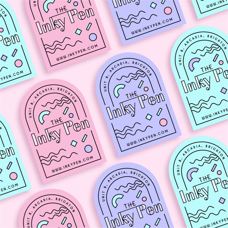 The Inky Pen business cards