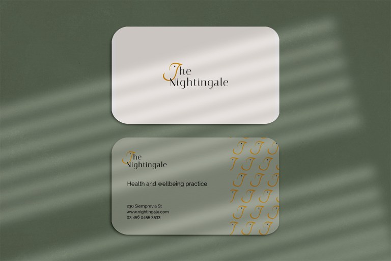 The Nightingale business cards