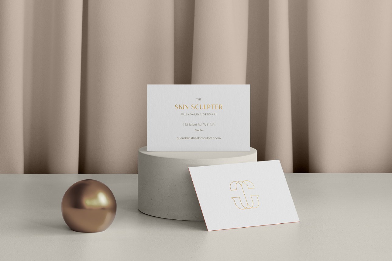 The Skin Sculpter facialist business cards