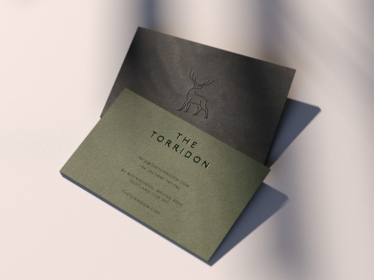 The Torridon business cards