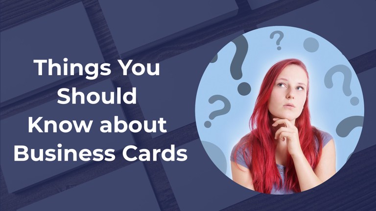 Things you should know about business cards