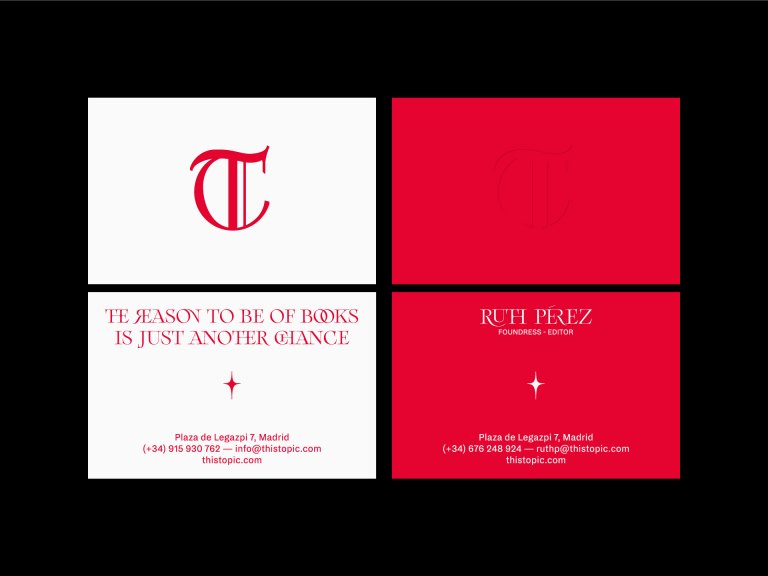 This Topic business card