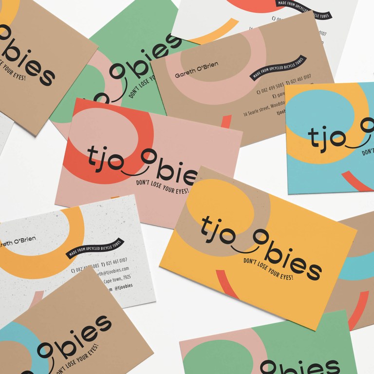 Tjoobies business cards