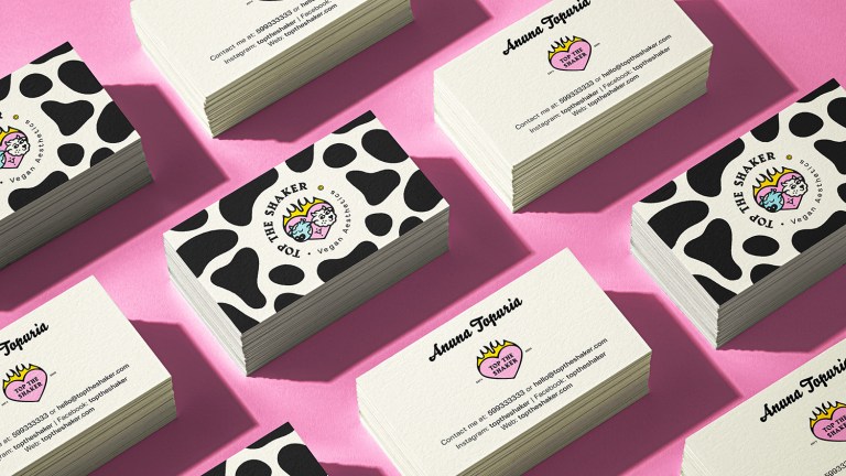 Top The Shaker Vegan business cards