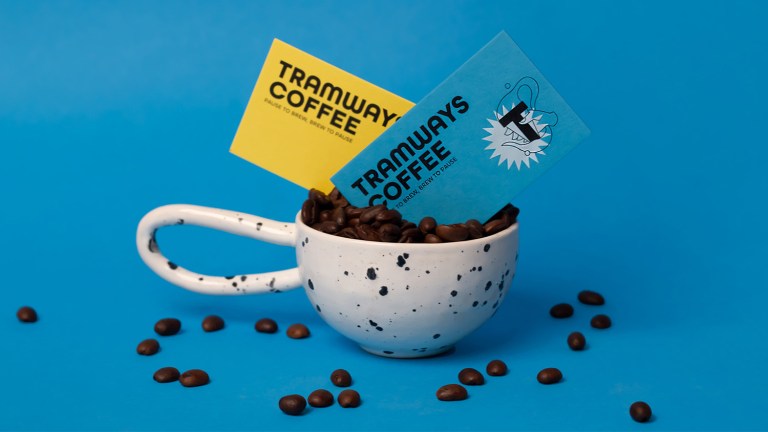 Tramways Coffee business card