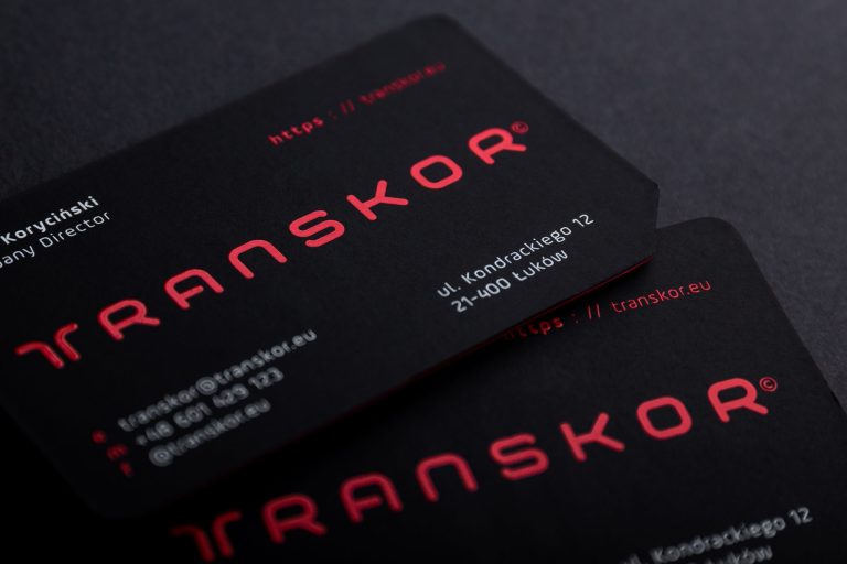 Transkor business card