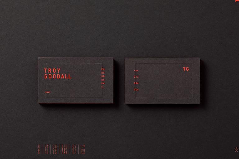 Troy Goodall business card