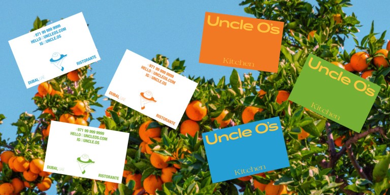 Uncle O’s Kitchen business cards