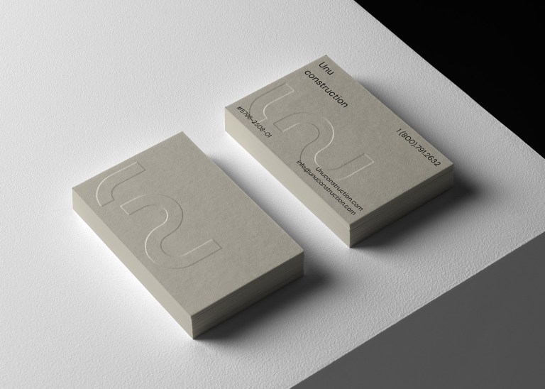 Unu business card
