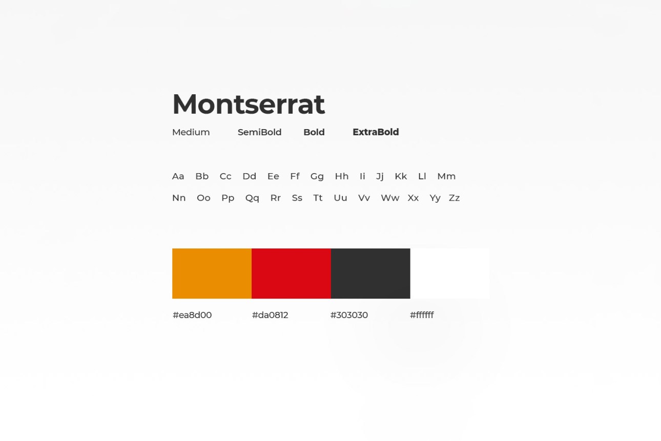 VeloIn bike shop typography and colours