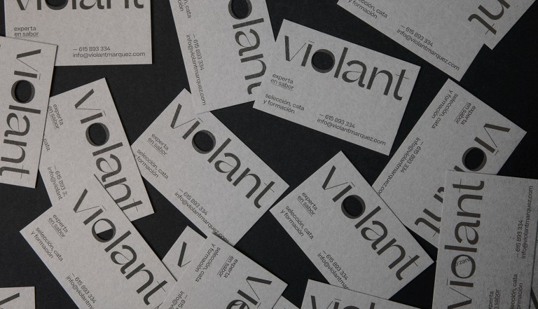 Violant Flavour Expert business cards