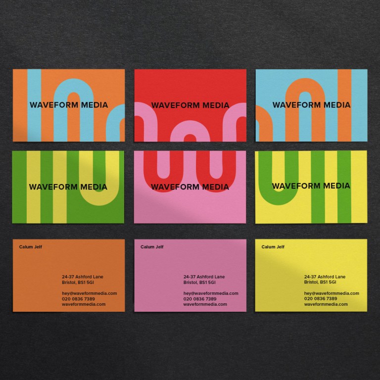 Waveform Business Cards