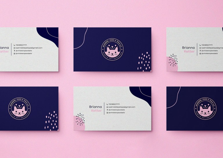 Whiskers Paws and Tails_business cards