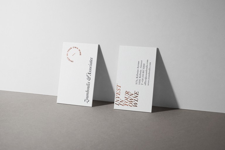 Zoumboulis & Associates business cards