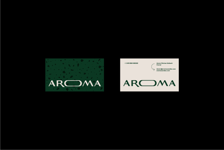 AROMA business card