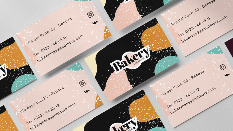 Bakery business cards