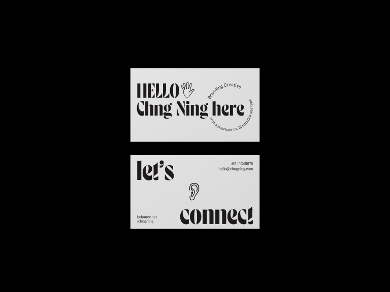 Ch'ng Ning business card