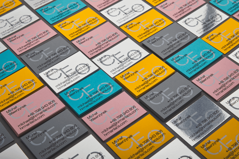 HR Maniacs business cards