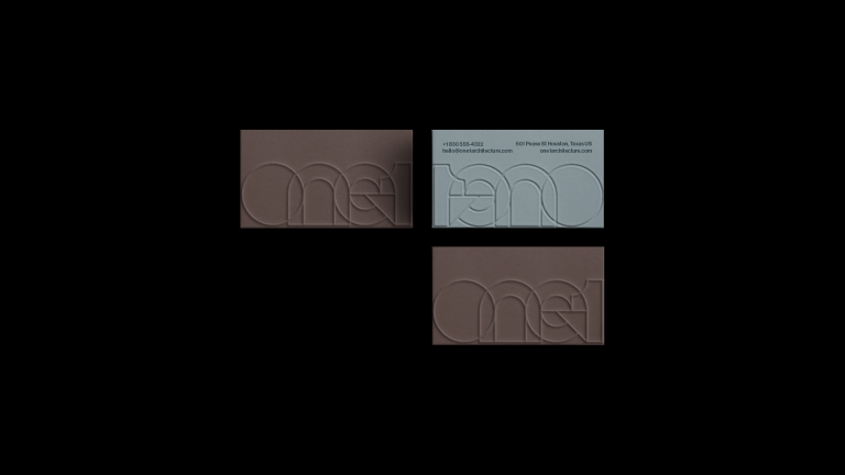 One1 architecture business cards