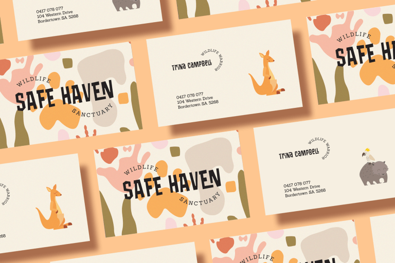 Safe Haven business card