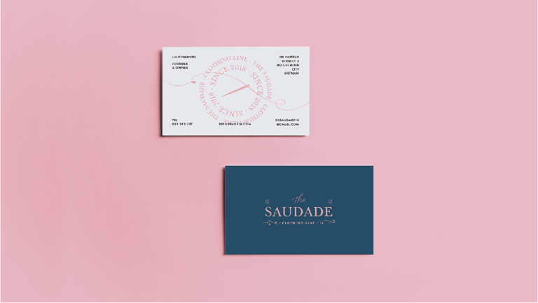 Saudade business card