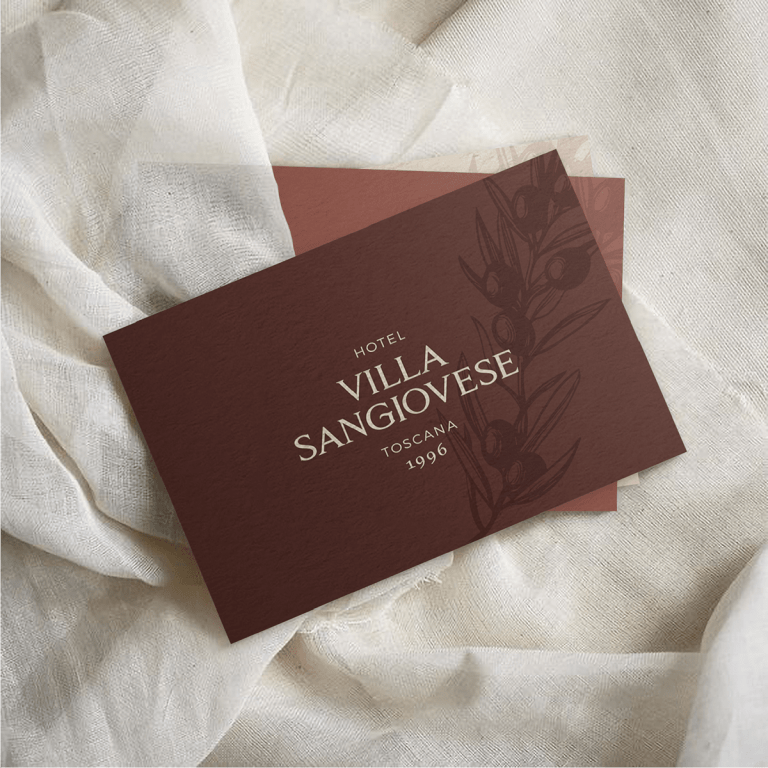 Villa Sangiovese business card