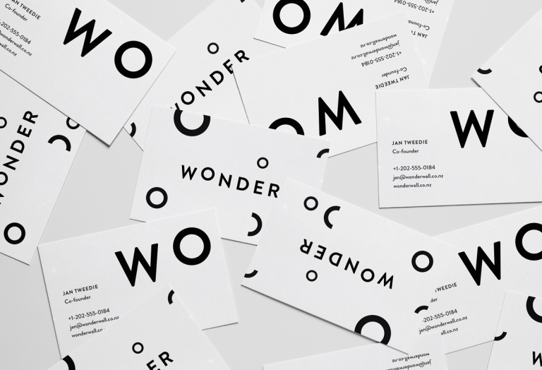Wonderwall business cards